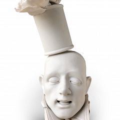 Mark Thompson

_Pot Head_ 
ceramic approximately 37cm high

